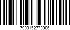 Código de barras (EAN, GTIN, SKU, ISBN): '7909152778986'