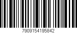 Código de barras (EAN, GTIN, SKU, ISBN): '7909154195842'