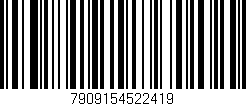 Código de barras (EAN, GTIN, SKU, ISBN): '7909154522419'