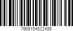 Código de barras (EAN, GTIN, SKU, ISBN): '7909154522495'