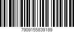 Código de barras (EAN, GTIN, SKU, ISBN): '7909155839189'