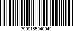 Código de barras (EAN, GTIN, SKU, ISBN): '7909155840949'