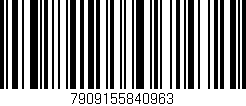 Código de barras (EAN, GTIN, SKU, ISBN): '7909155840963'