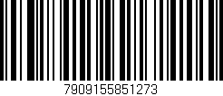 Código de barras (EAN, GTIN, SKU, ISBN): '7909155851273'