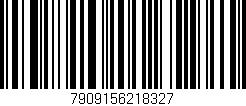 Código de barras (EAN, GTIN, SKU, ISBN): '7909156218327'