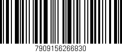 Código de barras (EAN, GTIN, SKU, ISBN): '7909156266830'