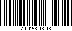 Código de barras (EAN, GTIN, SKU, ISBN): '7909156316016'