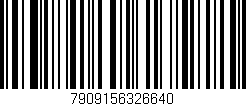 Código de barras (EAN, GTIN, SKU, ISBN): '7909156326640'