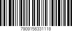 Código de barras (EAN, GTIN, SKU, ISBN): '7909156331118'
