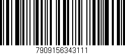 Código de barras (EAN, GTIN, SKU, ISBN): '7909156343111'