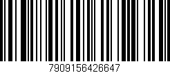 Código de barras (EAN, GTIN, SKU, ISBN): '7909156426647'