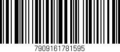 Código de barras (EAN, GTIN, SKU, ISBN): '7909161781595'