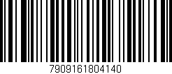 Código de barras (EAN, GTIN, SKU, ISBN): '7909161804140'