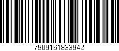 Código de barras (EAN, GTIN, SKU, ISBN): '7909161833942'