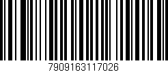 Código de barras (EAN, GTIN, SKU, ISBN): '7909163117026'