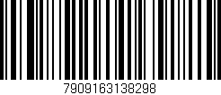 Código de barras (EAN, GTIN, SKU, ISBN): '7909163138298'