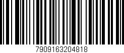 Código de barras (EAN, GTIN, SKU, ISBN): '7909163204818'
