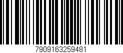 Código de barras (EAN, GTIN, SKU, ISBN): '7909163259481'
