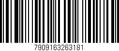 Código de barras (EAN, GTIN, SKU, ISBN): '7909163263181'