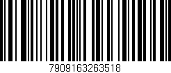 Código de barras (EAN, GTIN, SKU, ISBN): '7909163263518'