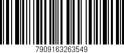 Código de barras (EAN, GTIN, SKU, ISBN): '7909163263549'