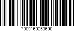 Código de barras (EAN, GTIN, SKU, ISBN): '7909163263600'