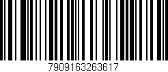 Código de barras (EAN, GTIN, SKU, ISBN): '7909163263617'