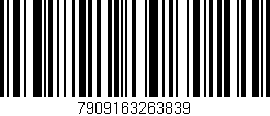 Código de barras (EAN, GTIN, SKU, ISBN): '7909163263839'