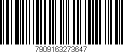 Código de barras (EAN, GTIN, SKU, ISBN): '7909163273647'