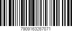 Código de barras (EAN, GTIN, SKU, ISBN): '7909163287071'