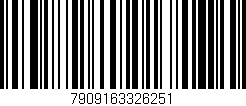 Código de barras (EAN, GTIN, SKU, ISBN): '7909163326251'
