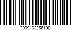 Código de barras (EAN, GTIN, SKU, ISBN): '7909163356180'