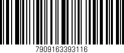Código de barras (EAN, GTIN, SKU, ISBN): '7909163393116'