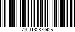 Código de barras (EAN, GTIN, SKU, ISBN): '7909163678435'