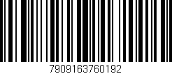 Código de barras (EAN, GTIN, SKU, ISBN): '7909163760192'