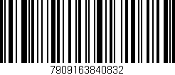 Código de barras (EAN, GTIN, SKU, ISBN): '7909163840832'
