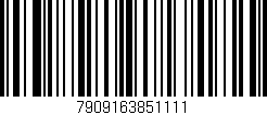 Código de barras (EAN, GTIN, SKU, ISBN): '7909163851111'