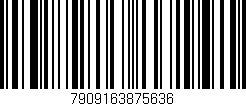 Código de barras (EAN, GTIN, SKU, ISBN): '7909163875636'