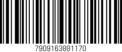 Código de barras (EAN, GTIN, SKU, ISBN): '7909163881170'