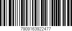 Código de barras (EAN, GTIN, SKU, ISBN): '7909163922477'