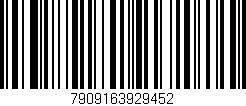 Código de barras (EAN, GTIN, SKU, ISBN): '7909163929452'