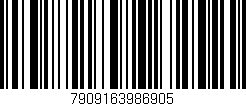 Código de barras (EAN, GTIN, SKU, ISBN): '7909163986905'