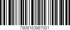 Código de barras (EAN, GTIN, SKU, ISBN): '7909163987001'