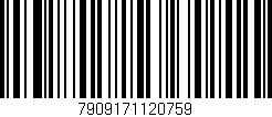 Código de barras (EAN, GTIN, SKU, ISBN): '7909171120759'
