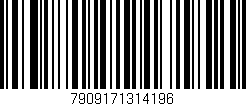 Código de barras (EAN, GTIN, SKU, ISBN): '7909171314196'