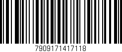 Código de barras (EAN, GTIN, SKU, ISBN): '7909171417118'