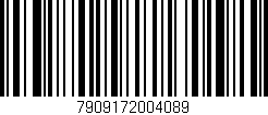 Código de barras (EAN, GTIN, SKU, ISBN): '7909172004089'