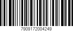 Código de barras (EAN, GTIN, SKU, ISBN): '7909172004249'