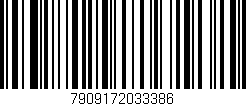 Código de barras (EAN, GTIN, SKU, ISBN): '7909172033386'
