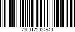 Código de barras (EAN, GTIN, SKU, ISBN): '7909172034543'